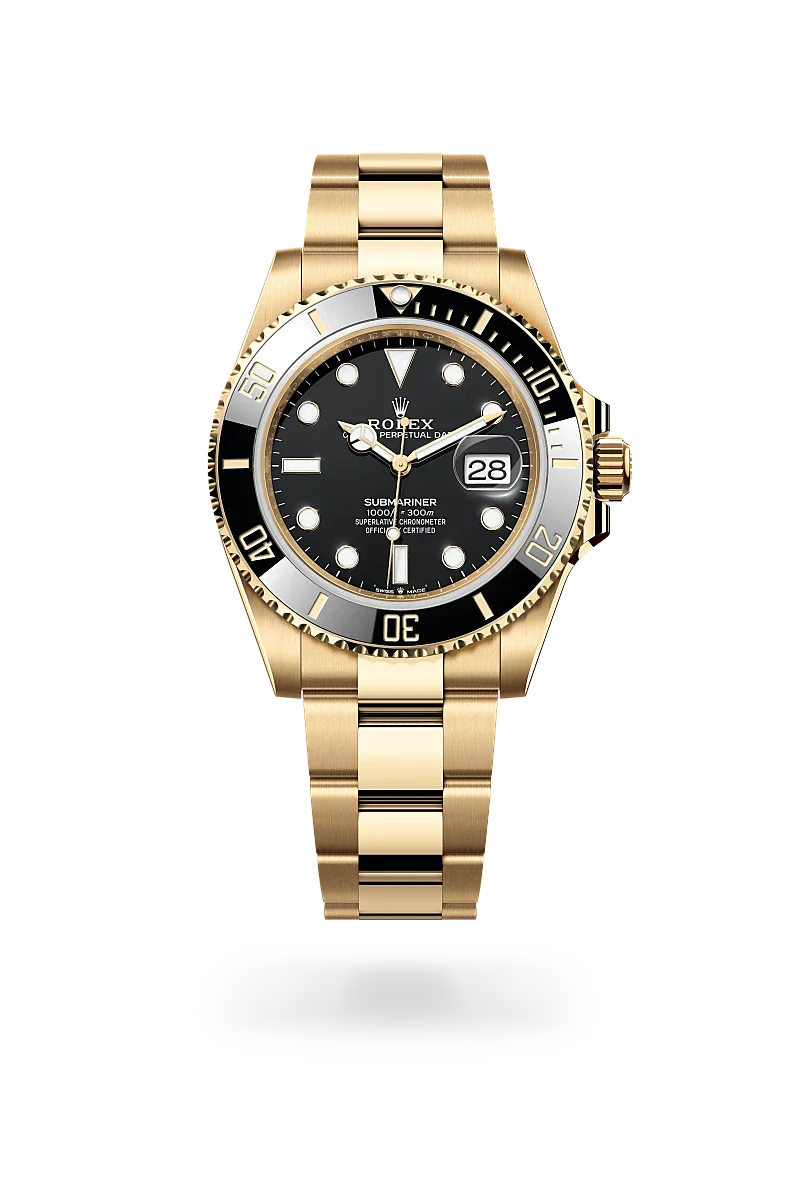 Rolex  Submariner Date in Oyster, 41 mm, yellow gold