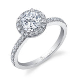 Morgan - Round Halo Engagement Ring