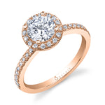 Morgan - Round Halo Engagement Ring