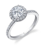 Morgan - Round Halo Engagement Ring