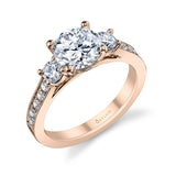 Noella - Three Stone Engagement Ring