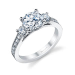 Noella - Three Stone Engagement Ring