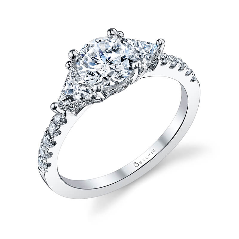 Bridgette - Three Stone Engagement Ring
