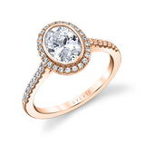 Modern Bezel Set Engagement Ring - Anita