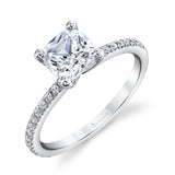Cushion Cut Classic Engagement Ring - Adorlee