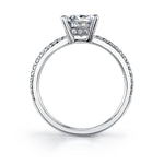 Marie - Cushion Cut Split Shank Engagement Ring