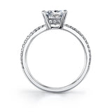 Marie - Cushion Cut Split Shank Engagement Ring