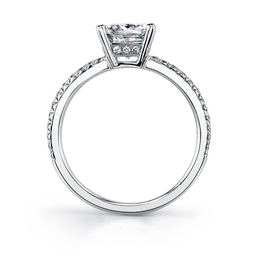 Marie - Cushion Cut Split Shank Engagement Ring