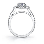Marielle - Classic Double Cushion Halo Engagement Ring