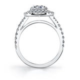 Marielle - Classic Double Cushion Halo Engagement Ring