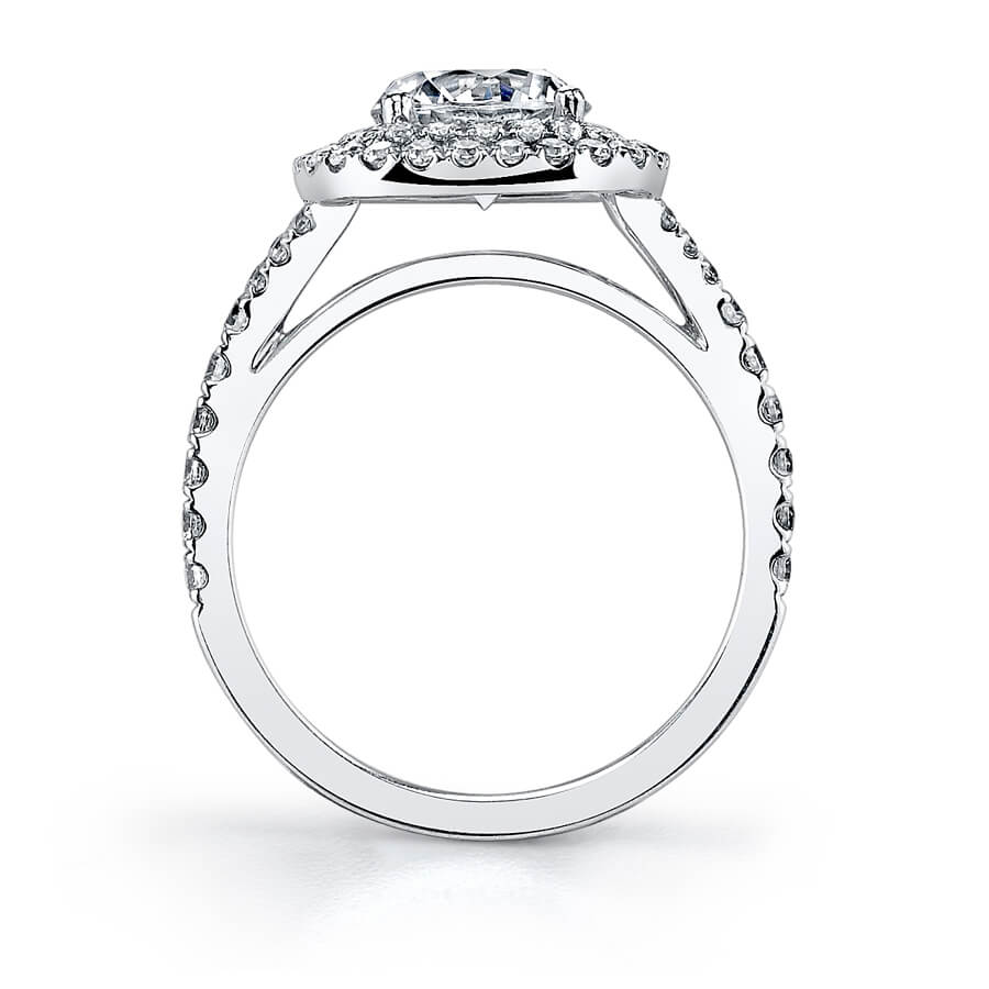 Marielle - Classic Double Cushion Halo Engagement Ring