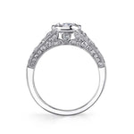 Oval Engagement Ring with Bezel Setting - Barbara