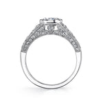 Barbara - Round Vintage Bezel Set Engagement Ring