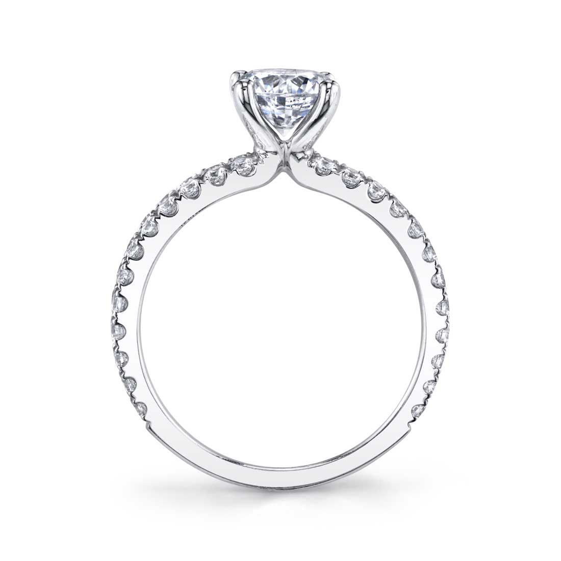 Loan - Round Split Shank Engagement Ring