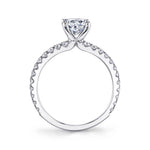 Loan - Round Split Shank Engagement Ring