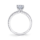 Loan - Round Split Shank Engagement Ring