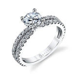 Loan - Round Split Shank Engagement Ring