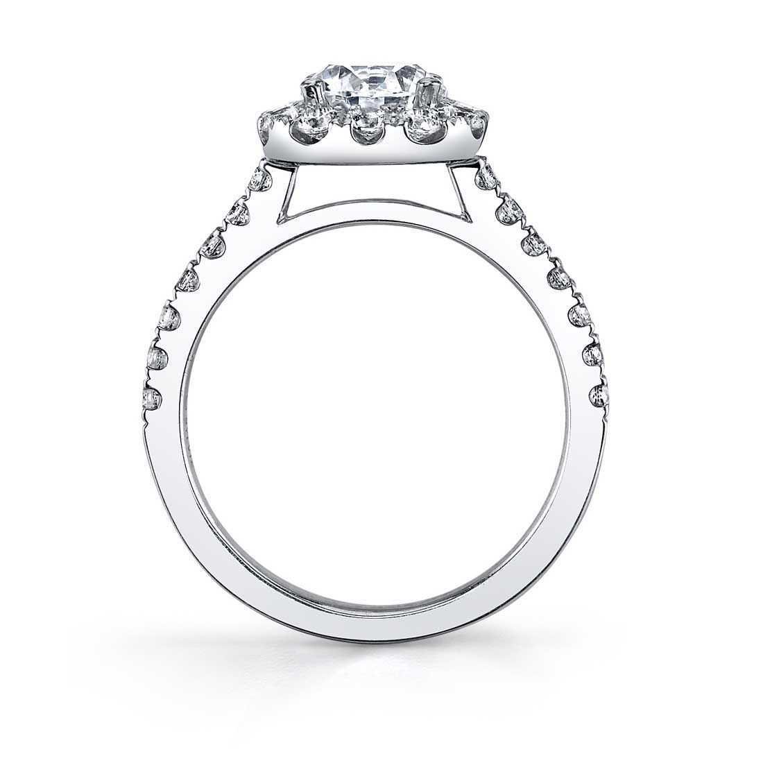 Cushion Cut Classic Halo Engagement Ring - Jacalyn