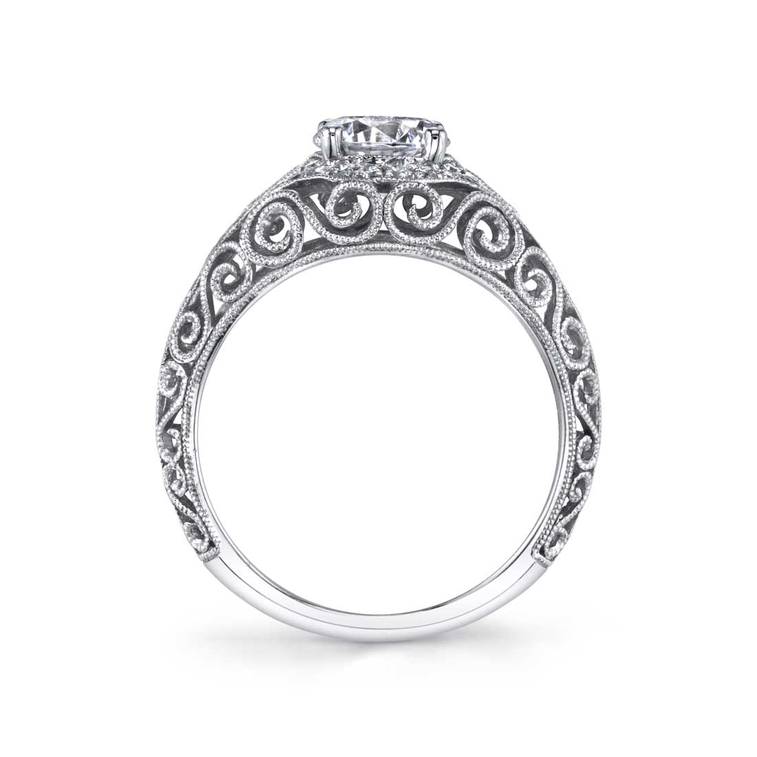 Alyssandra - Vintage Inspired Engagement Ring
