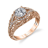 Alyssandra - Vintage Inspired Engagement Ring