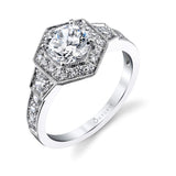 Halo Engagement Ring