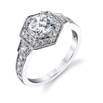 Halo Engagement Ring