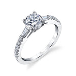 Leigh Ann - Modern Solitaire Engagement Ring