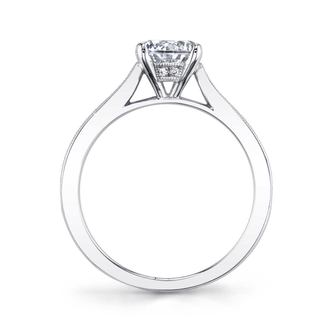 Mona - Modern Solitaire Engagement Ring