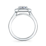 Cassie - Vintage Inspired Emerald Cut Engagement Ring
