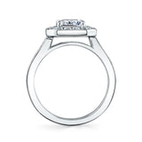 Cassie - Vintage Inspired Emerald Cut Engagement Ring
