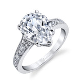 Chereen - Pear Shaped Engagement Ring