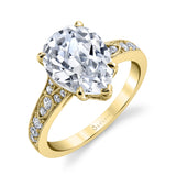 Chereen - Pear Shaped Engagement Ring