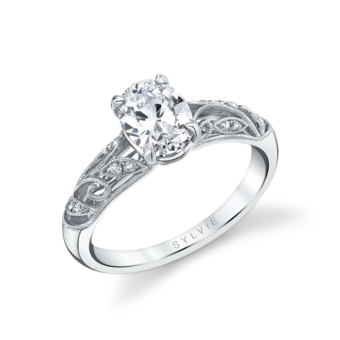 Oval Cut Modern Vintage Engagement Ring - Roial