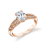Oval Cut Modern Vintage Engagement Ring - Roial