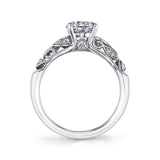 Oval Cut Modern Vintage Engagement Ring - Roial