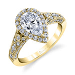 Cheri - Pear Shaped Engagement Ring