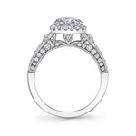 Cheri - Vintage Inspired Oval Engagement Ring