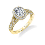 Cheri - Vintage Inspired Oval Engagement Ring