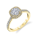 Alix - Classic Halo Engagement Ring