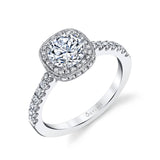 Alix - Classic Halo Engagement Ring