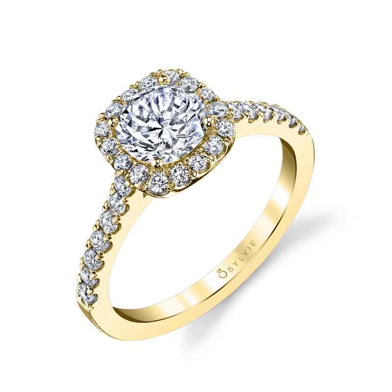 Emma - Classic Halo Engagement Ring
