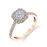 Emma - Classic Halo Engagement Ring
