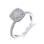 Noele - Classic Double Halo Engagement Ring