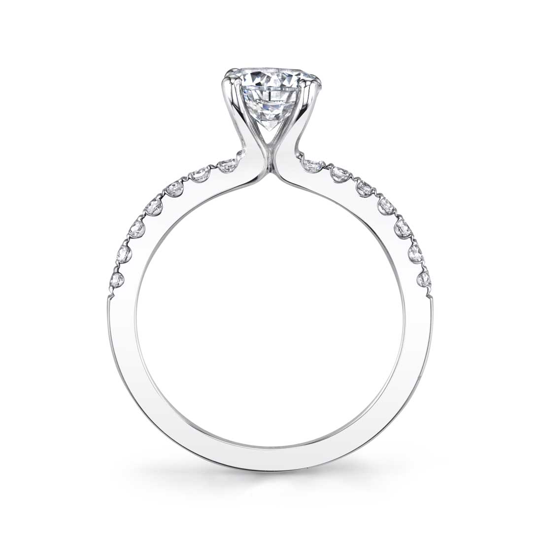 Round Cut Classic Engagement Ring - Celeste