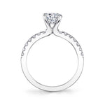 Round Cut Classic Engagement Ring - Celeste