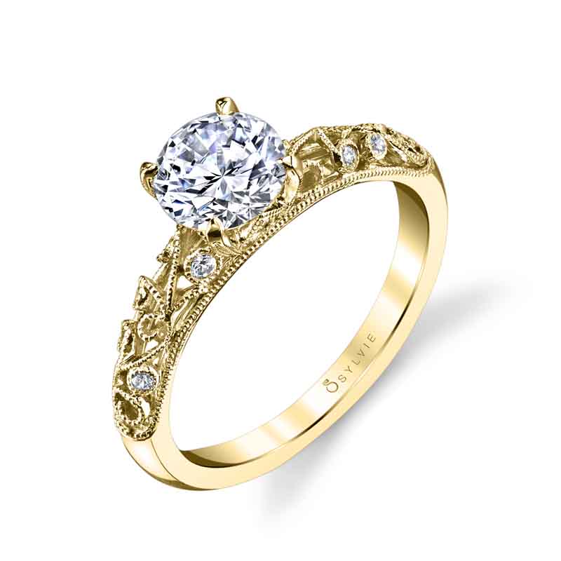 Elaina - Vintage Inspired Engagement Ring