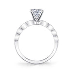 Antoinette - Round Solitaire Engagement Ring