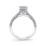 Elienor - Micro Pave Solitaire Engagement Ring