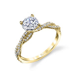 Leana - Spiral Engagement Ring