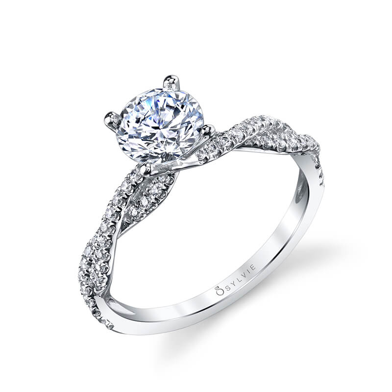 Leana - Spiral Engagement Ring